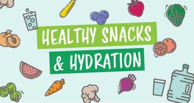 EatingWell_BacktoWorkSnacks_BlogImage healthy snacks banner art