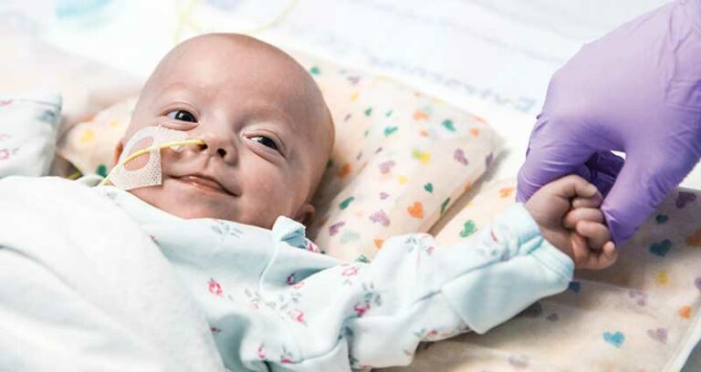 infant in the NICU