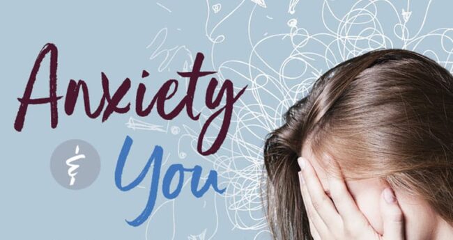 Blog_Anxiety art design of woman covering face with hands