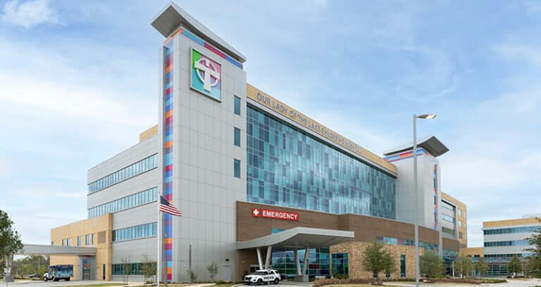 exterior shot of multistory building