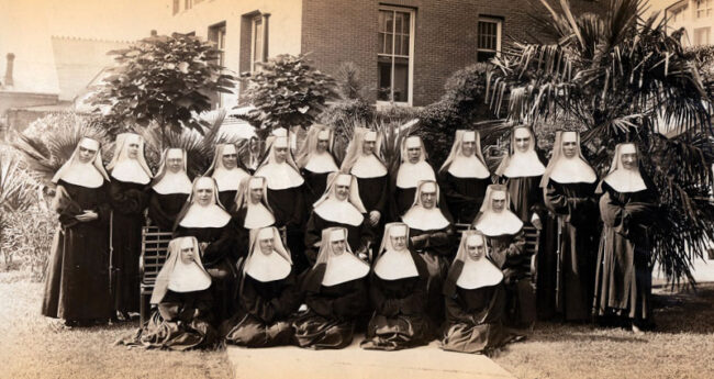 Group of Sisters gathered outdoors