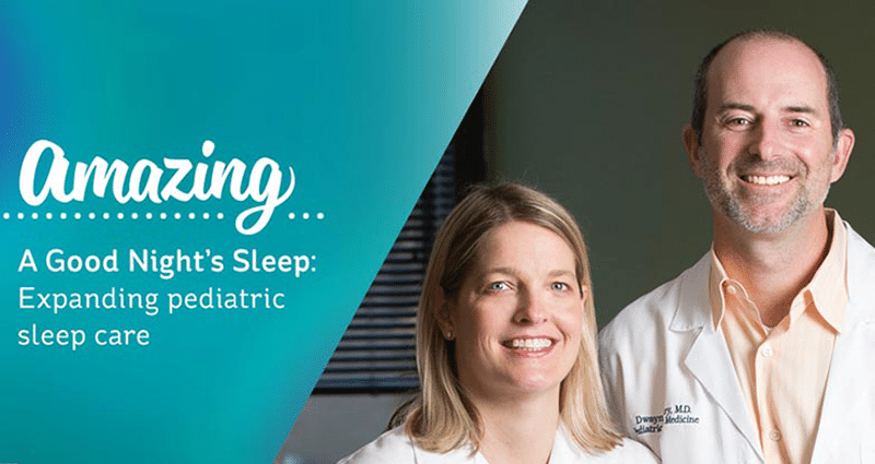 promotional image featuring two medical professionals