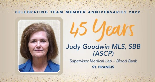 Image of Judy Goodwin, MLS, SBB (ASCP)