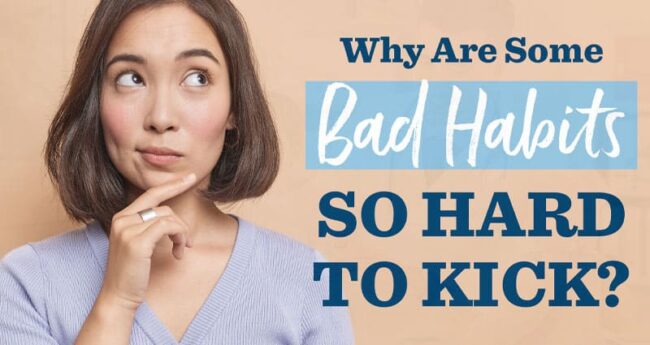 Ditching Bad Habits infographic