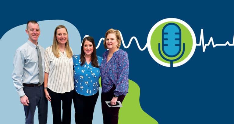 Jeremy and Lauren Pogue, Amber Herron and Dr. Ruth Fredericks