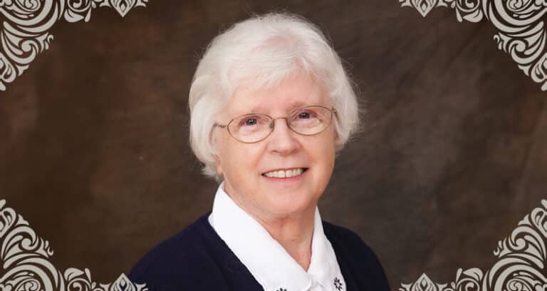 Smiling Sister Helen Cahill, FMOL