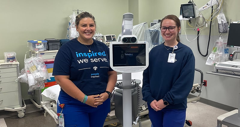 Our Lady of the Angels Team Members with Telestroke Tool