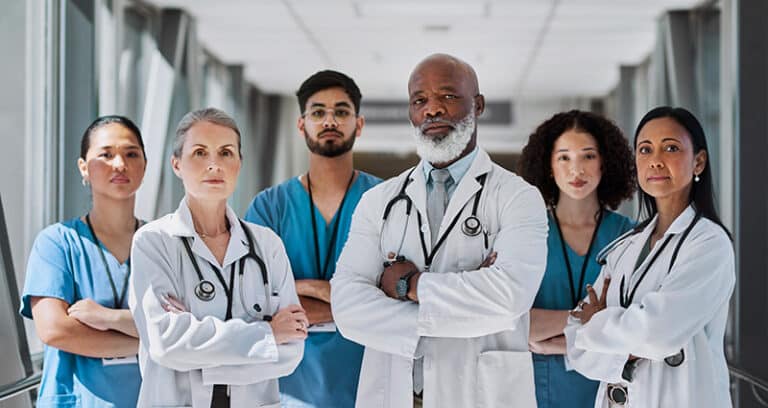 group of doctors