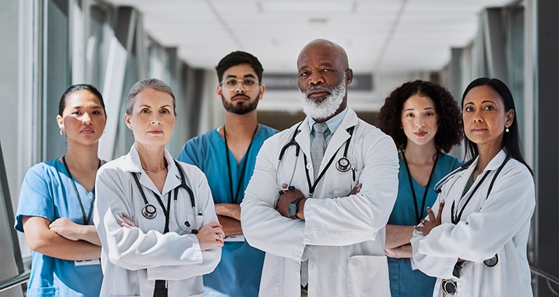 group of doctors
