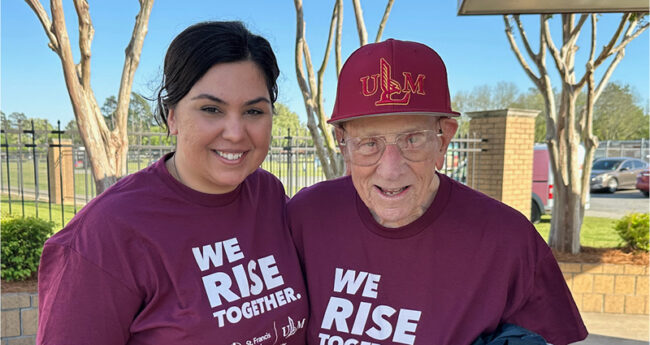 Dr. Sharma and Coach Lou St. Amant