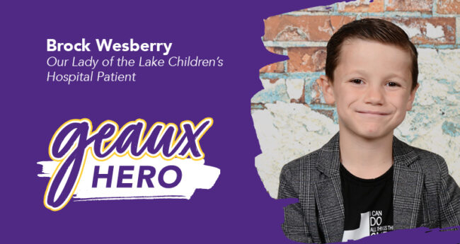 Geaux Hero Brock