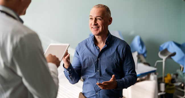 Man in Doctor’s Appointment