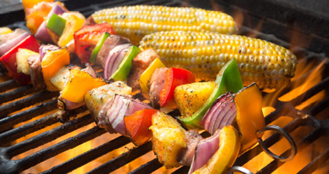 Grilling Veggies and Meat