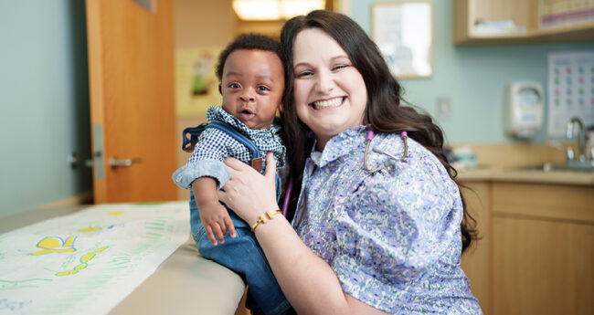 Dr Smith and patient