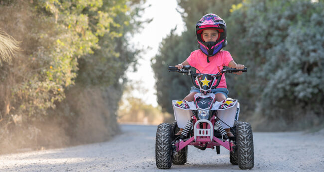 Girl on ATV