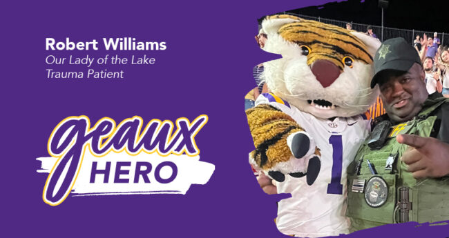 Robert Williams Geaux Hero
